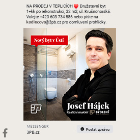 Propagace na Facebooku - Josef Hájek, 3P Bydlení