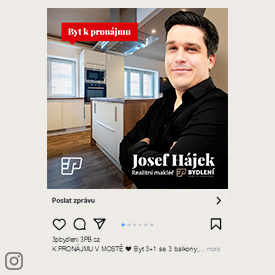 Propagace na Instagramu - Josef Hájek, 3P Bydlení