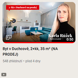 Propagace na Youtube - Karla Růžek, 3P Bydlení