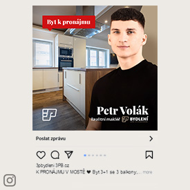 Propagace na Instagramu - Petr Volák, 3P Bydlení