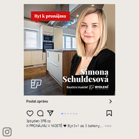 Propagace na Instagramu - Simona Schuldesová, 3P Bydlení